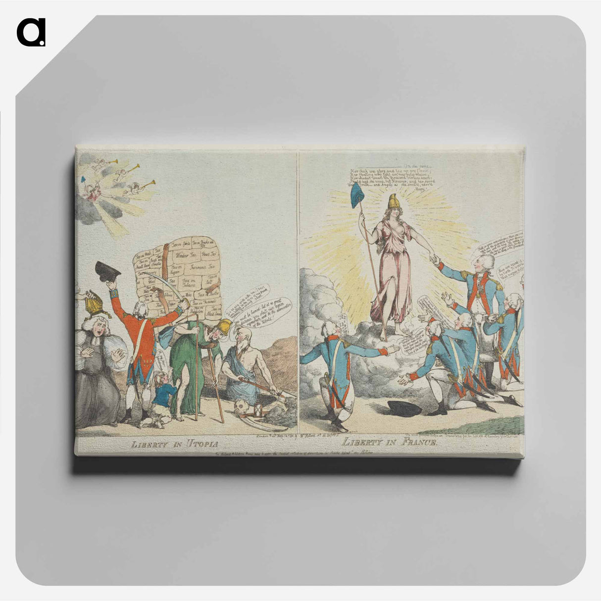 アートパネル-Liberty in Utopia - Liberty in France
- イェール大学アートギャラリー Canvas.