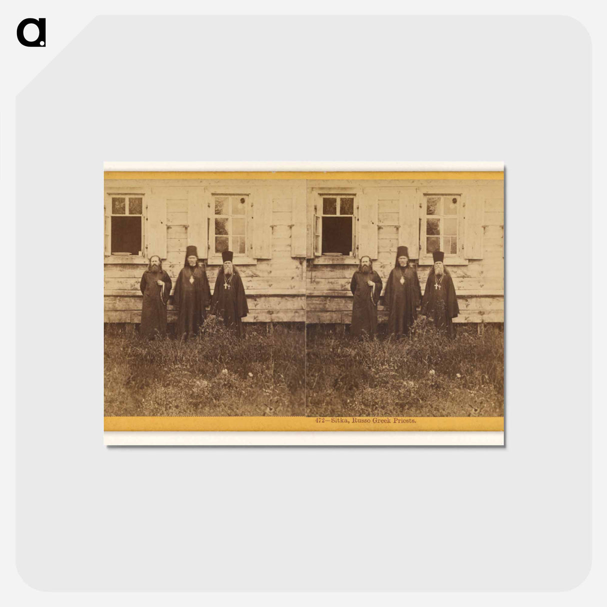 アートポストカード-Sitka, Russo Greek Priests
- エドワード マイブリッジ Postcard.