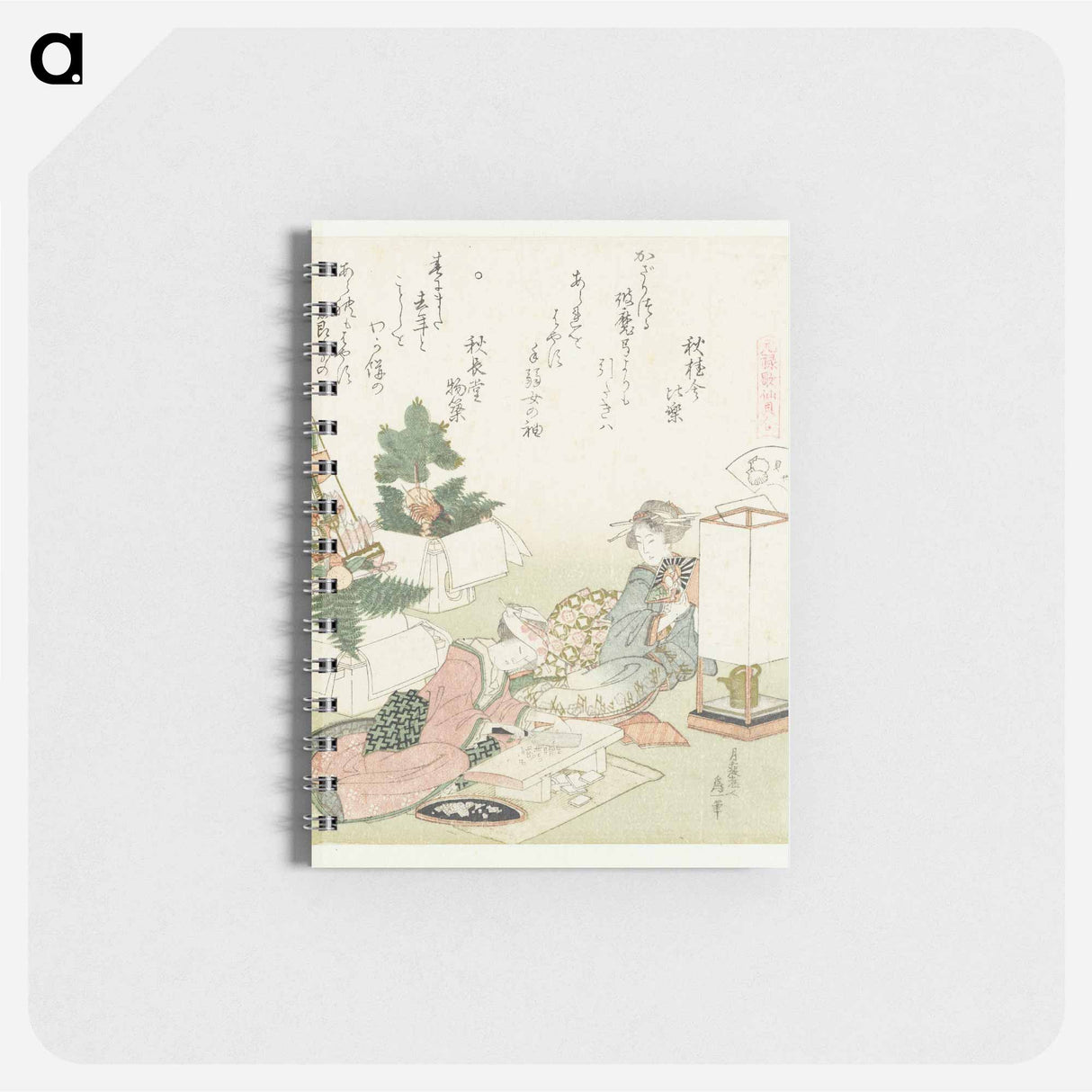 A comparison of Genroku poems and shells - 葛飾 北斎 Memo.