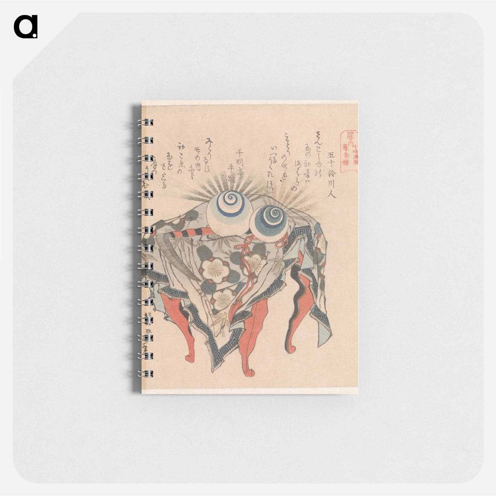 A comparison of Genroku poems and shells - 葛飾 北斎 Memo.