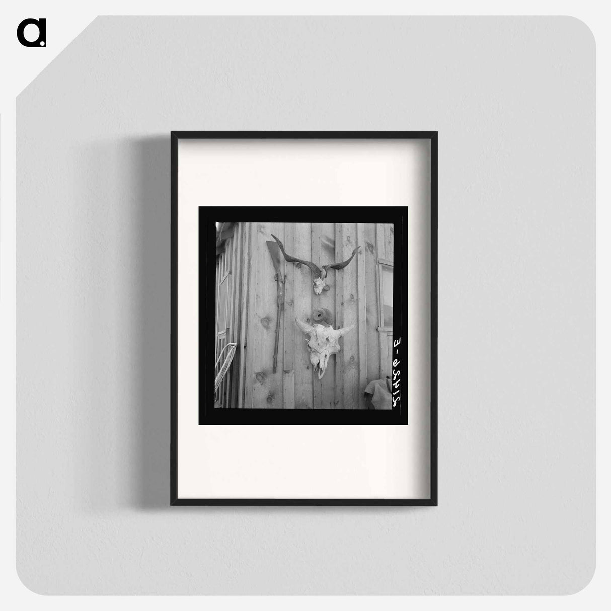 Side of Cates' new house - Dorothea Lange Poster.