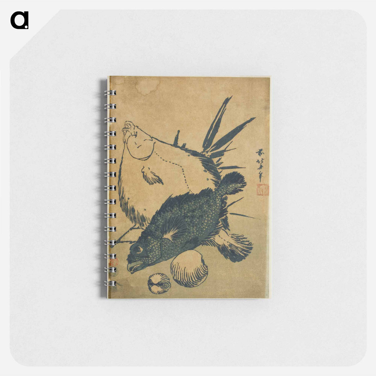 Hokusai's fish - 葛飾 北斎 Memo.