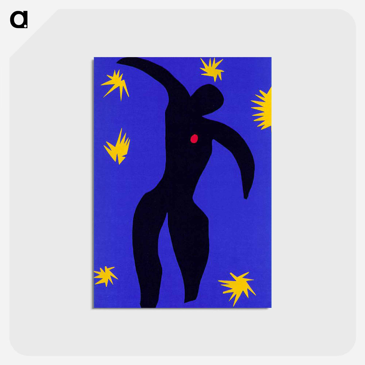 アートポストカード-Icarus - アンリ マティス Postcard.