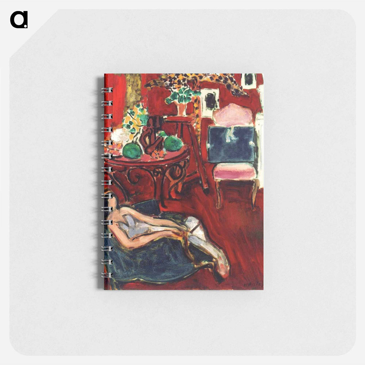 アートメモ帳-Blue Sketchbook - アンリ マティス Memo.