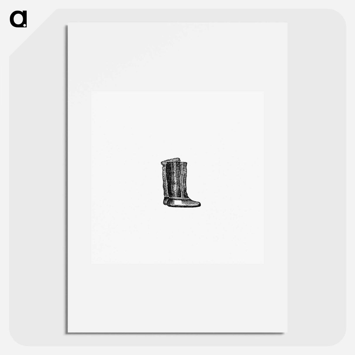 アートポスター-Eskimo Boots and Shoes of Different Ornaments from The American North Pole Expedition
- 大英図書館 Poster.