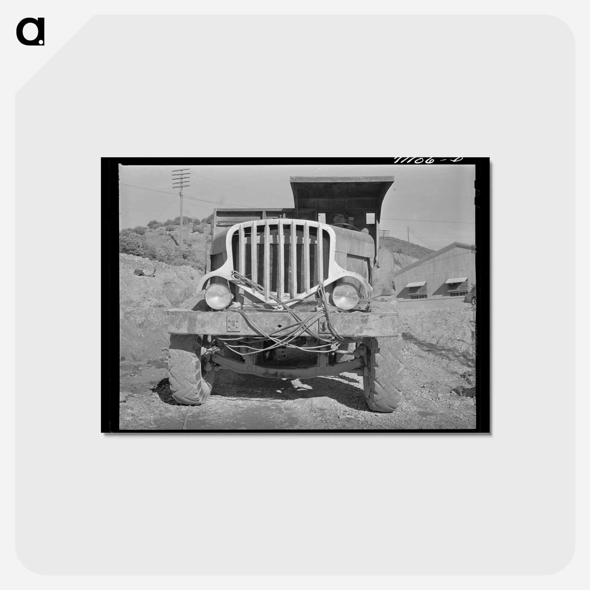 アートポストカード-Truck. Shasta Dam
- ラッセル リー Postcard.
