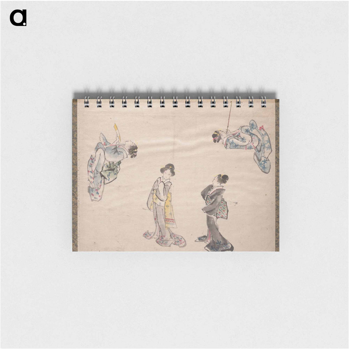 Katsushika Hokusai’s Japanese women. Album of Sketches - 葛飾 北斎 Memo.