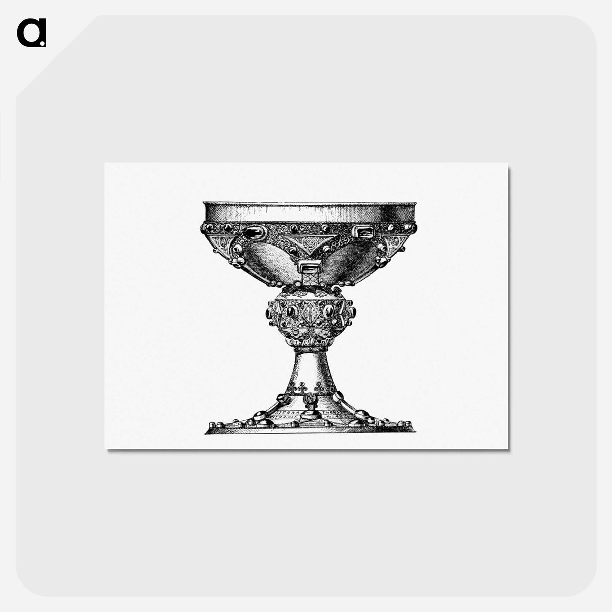 アートポストカード-Victorian Goblet Engraving
- 大英図書館 Postcard.
