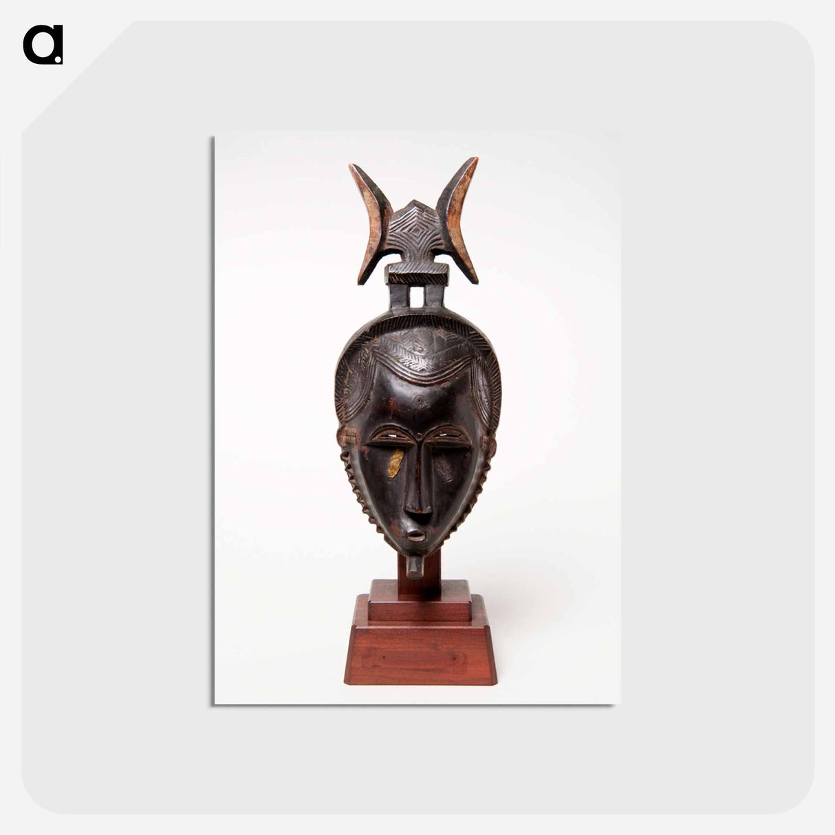 アートポストカード-Mask: Portrait of a Man with Weaving Shuttles (Mblo)
- バーンズ・コレクション Postcard.