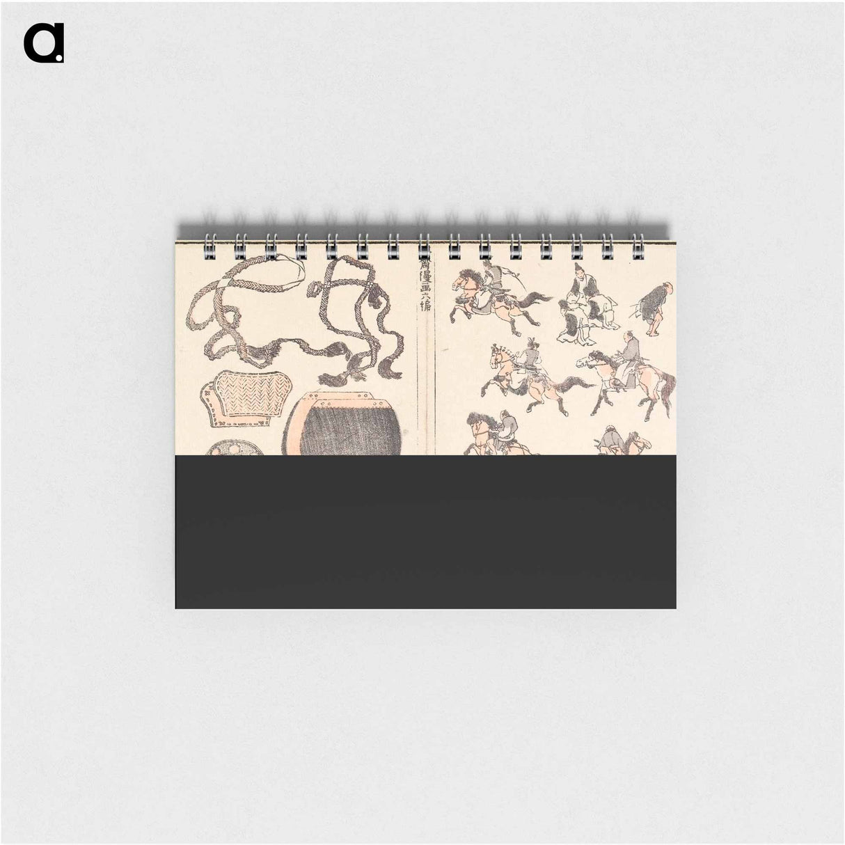 Horse Riders and Harness - 葛飾 北斎 Memo.