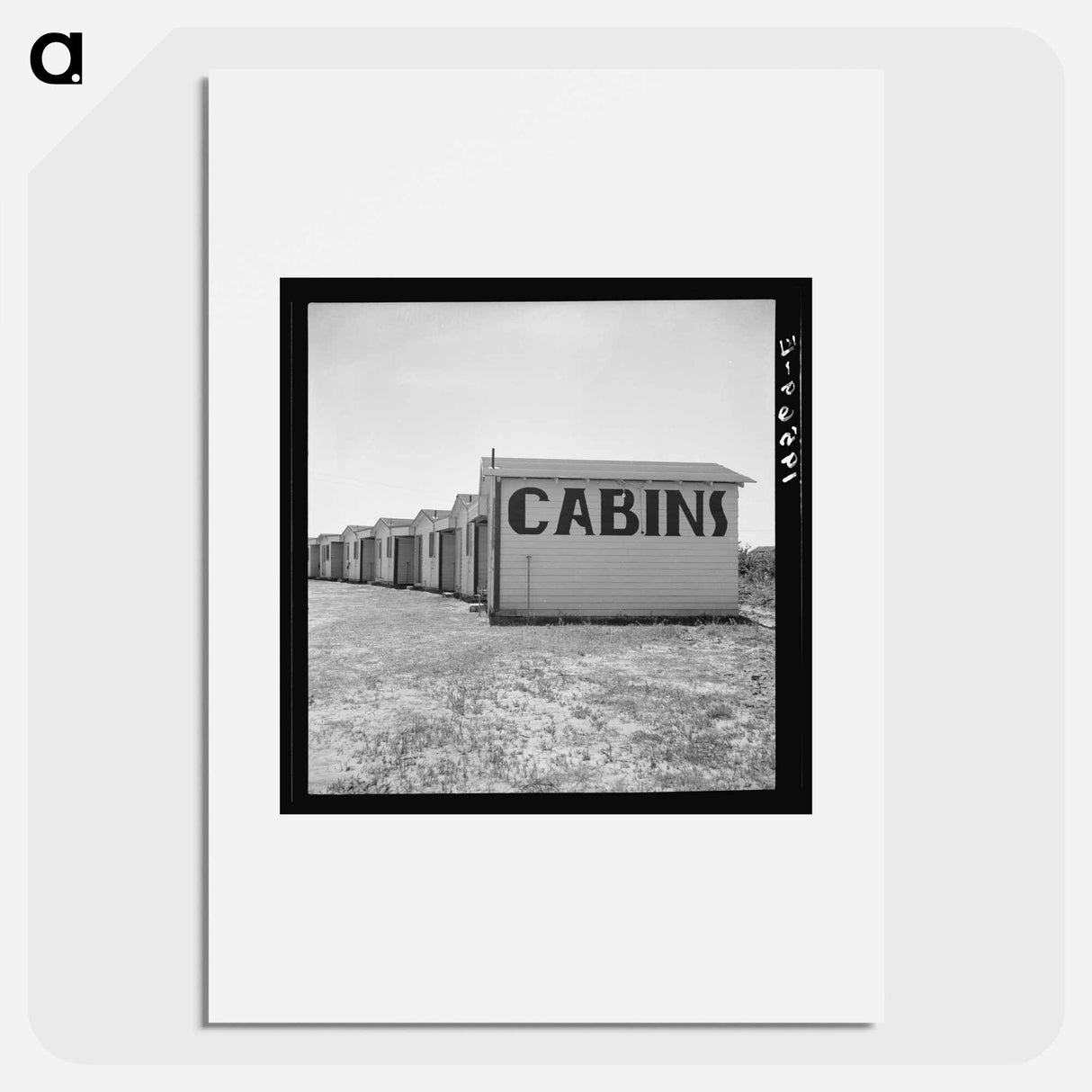 アートポスター-Between Tulare and Fresno, On U.S. 99 - ドロテア ラング Poster.