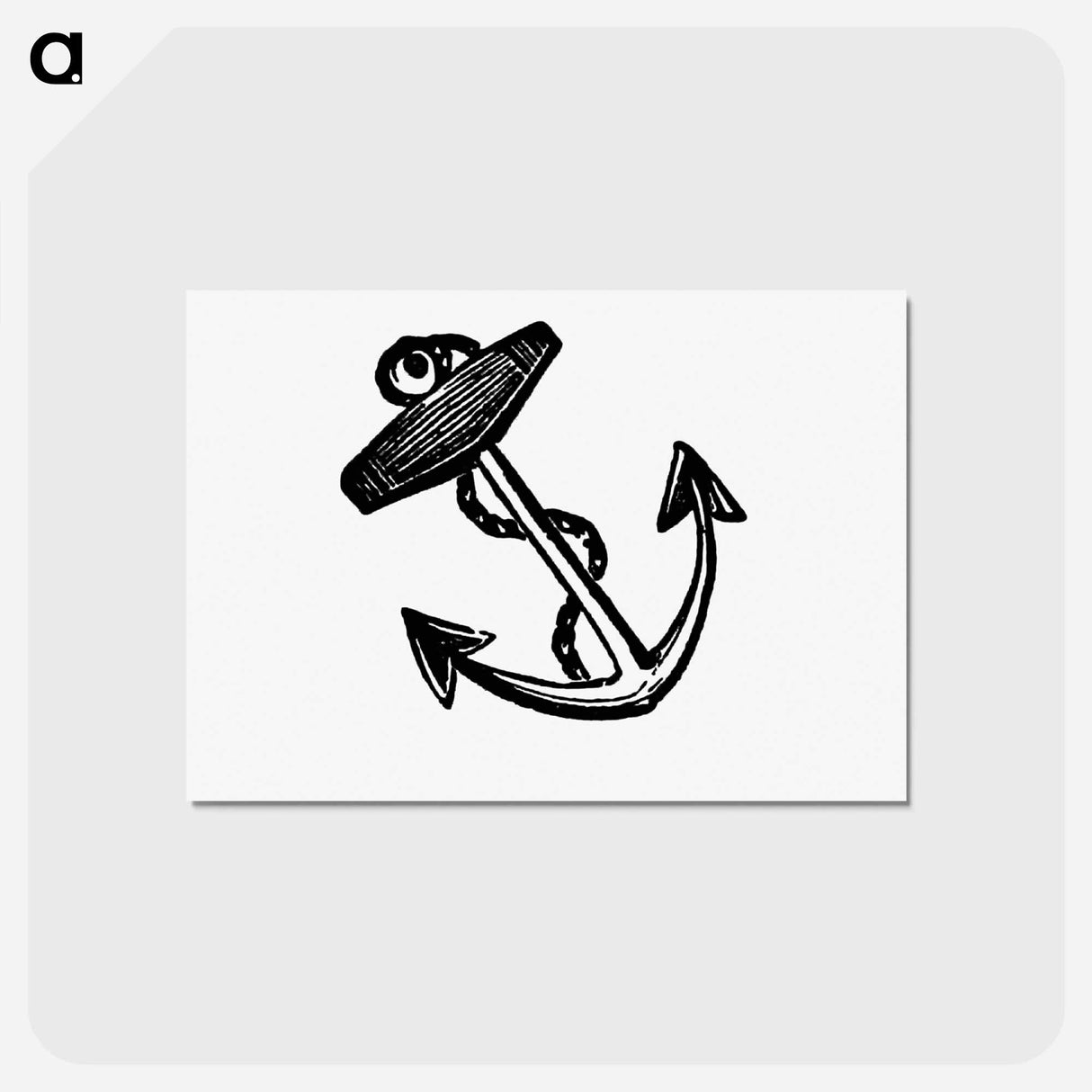 アートポストカード-Anchor Engraving from Real Sailor-Songs
- 大英図書館 Postcard.