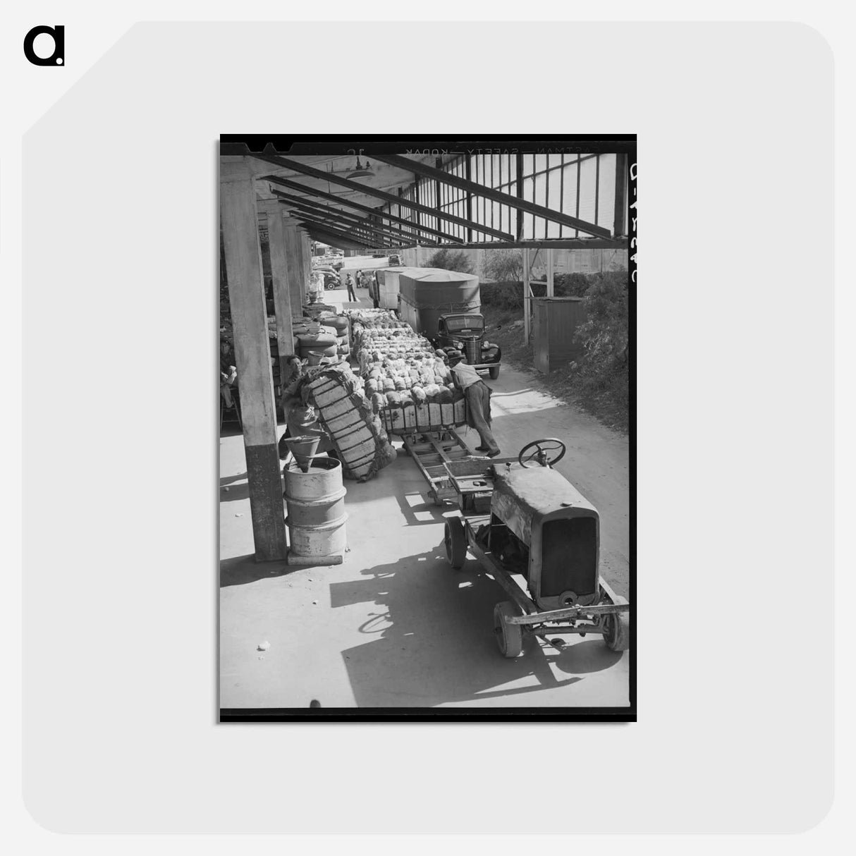 アートポストカード-Cotton Compress, Houston
- ラッセル リー Postcard.