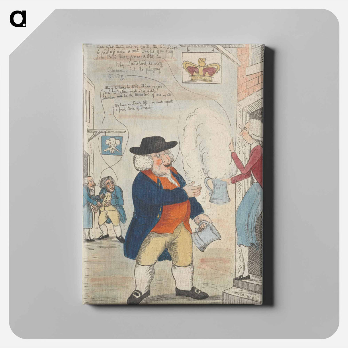 アートパネル-A Promising Budget, Or, John Bull
- イェール大学アートギャラリー Canvas.
