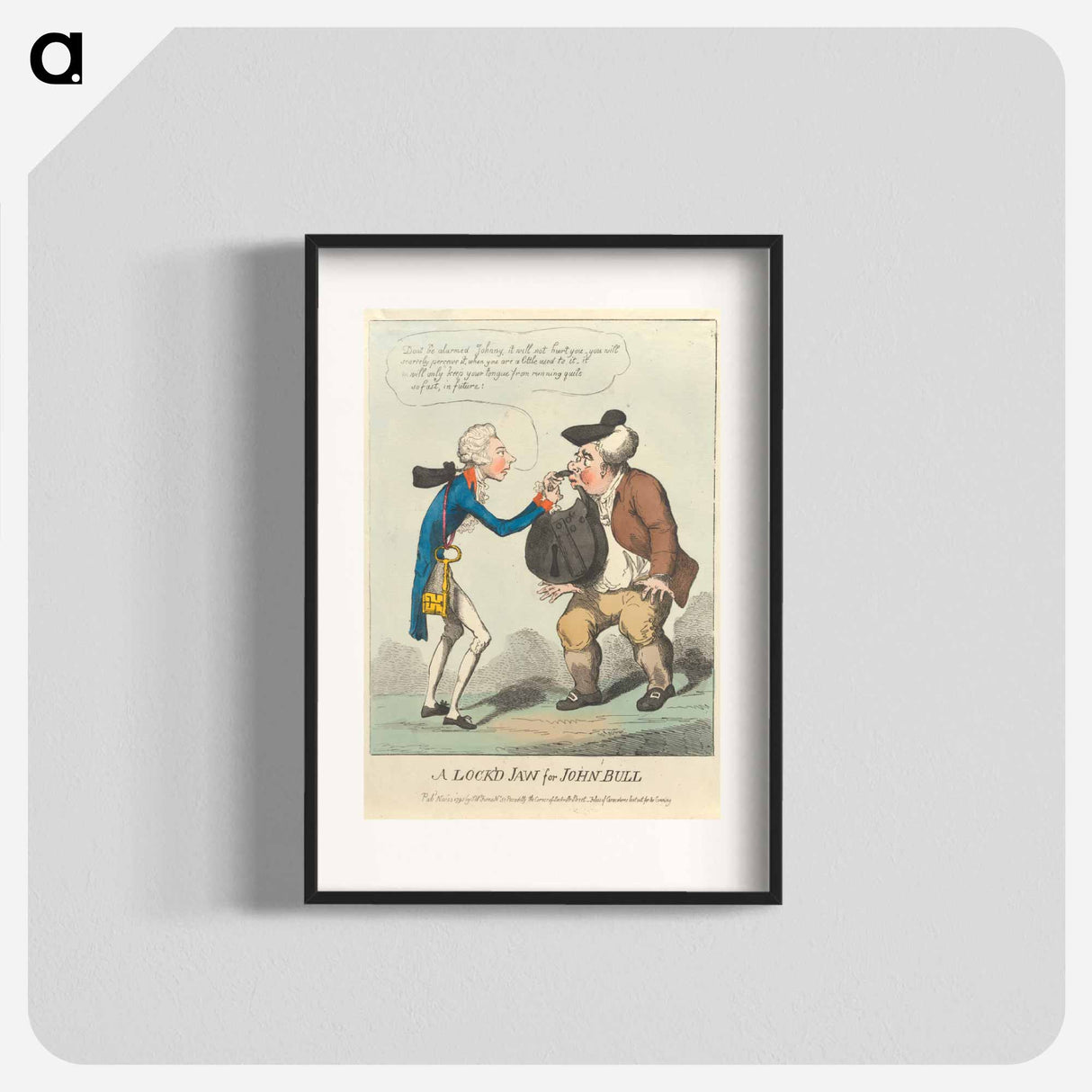アートポスター-A Lock'd Jaw for John Bull
- イェール大学アートギャラリー Poster.