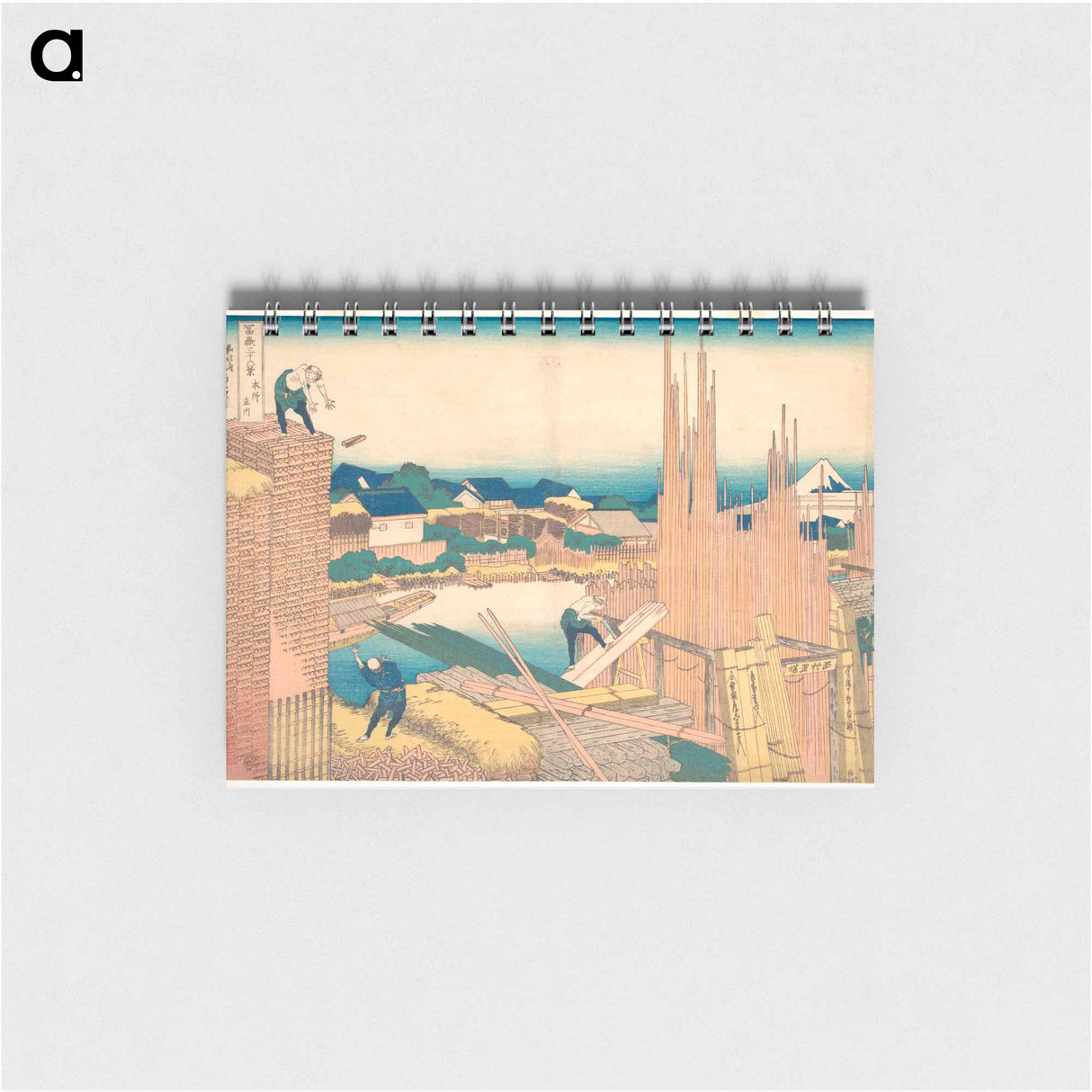 Tatekawa in Honjō - 葛飾 北斎 Memo.