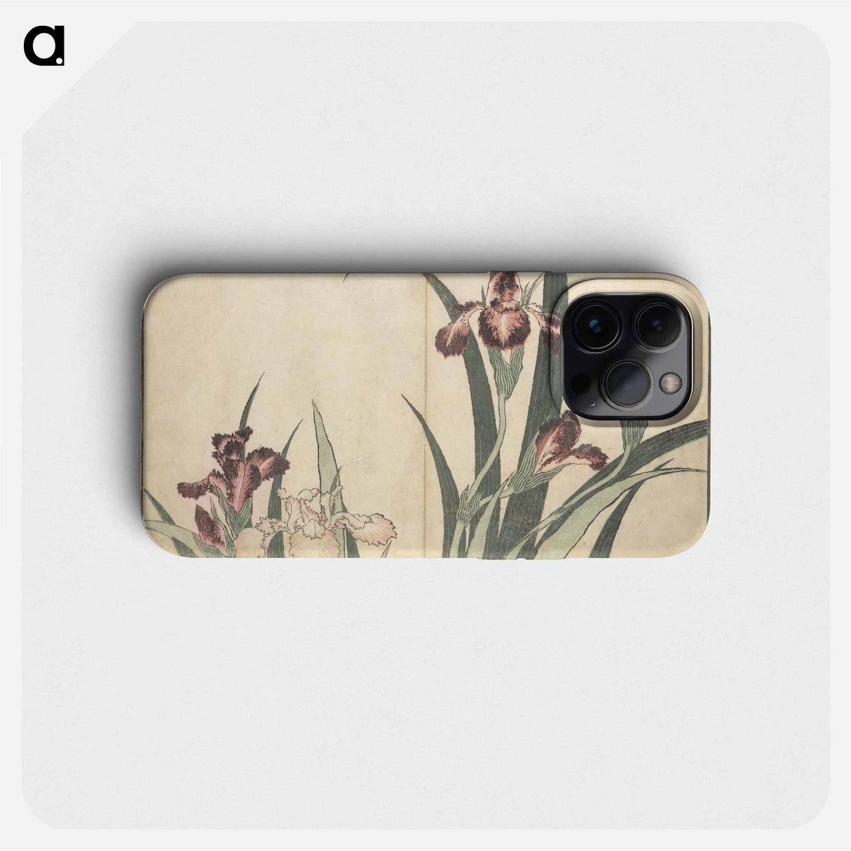 花菖蒲 - 葛飾 北斎 Phone Case.
