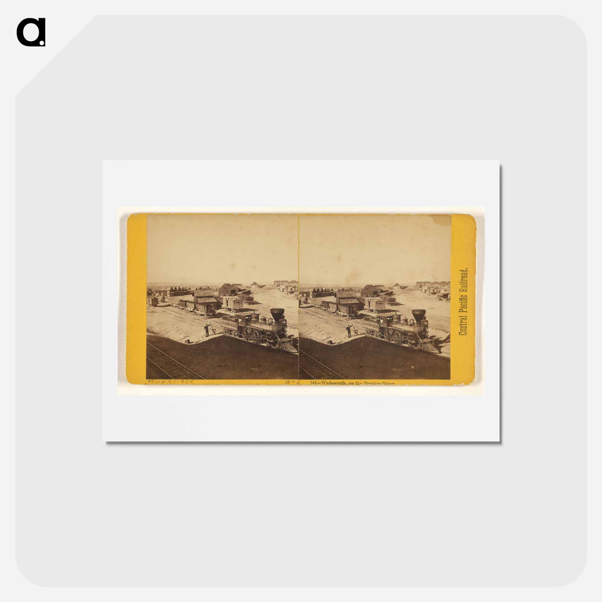 アートポストカード-Wadsworth, on the Truckee River
- エドワード マイブリッジ Postcard.