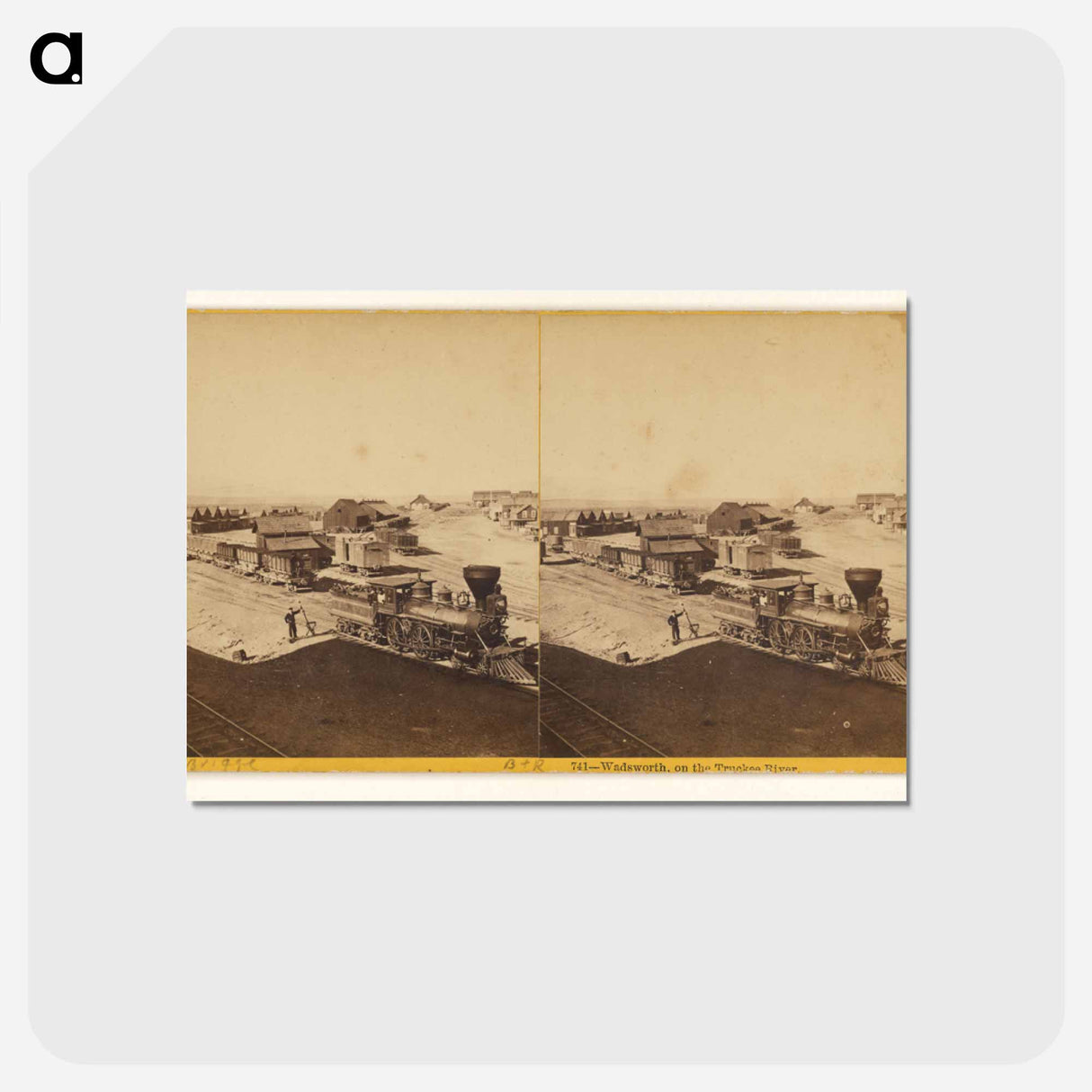 アートポストカード-Wadsworth, on the Truckee River
- エドワード マイブリッジ Postcard.