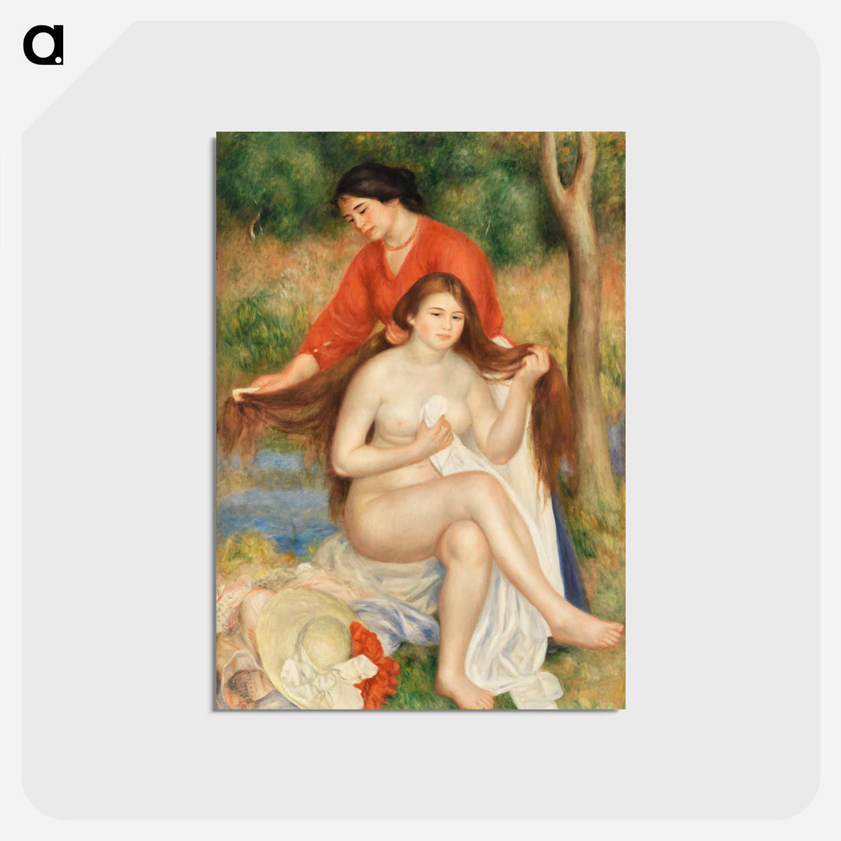 アートポストカード-Bather and Maid
- バーンズ・コレクション Postcard.