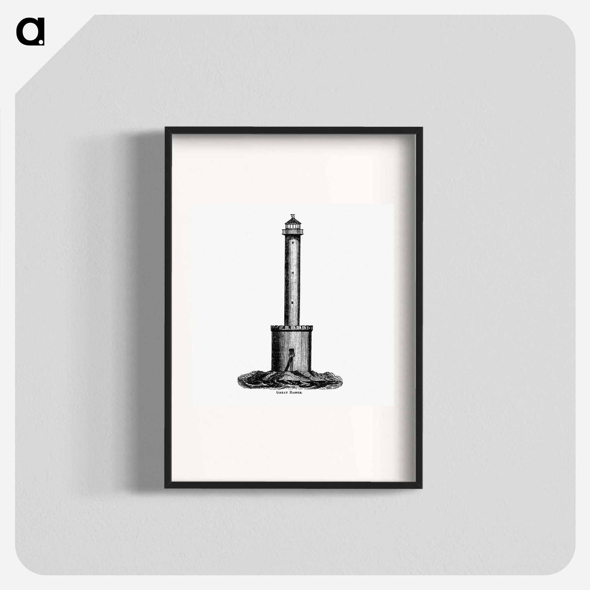 アートポスター-Great Basses from Circular relating to Lighthouses, Lightships, Buoys, and Beacons
- 大英図書館 Poster.