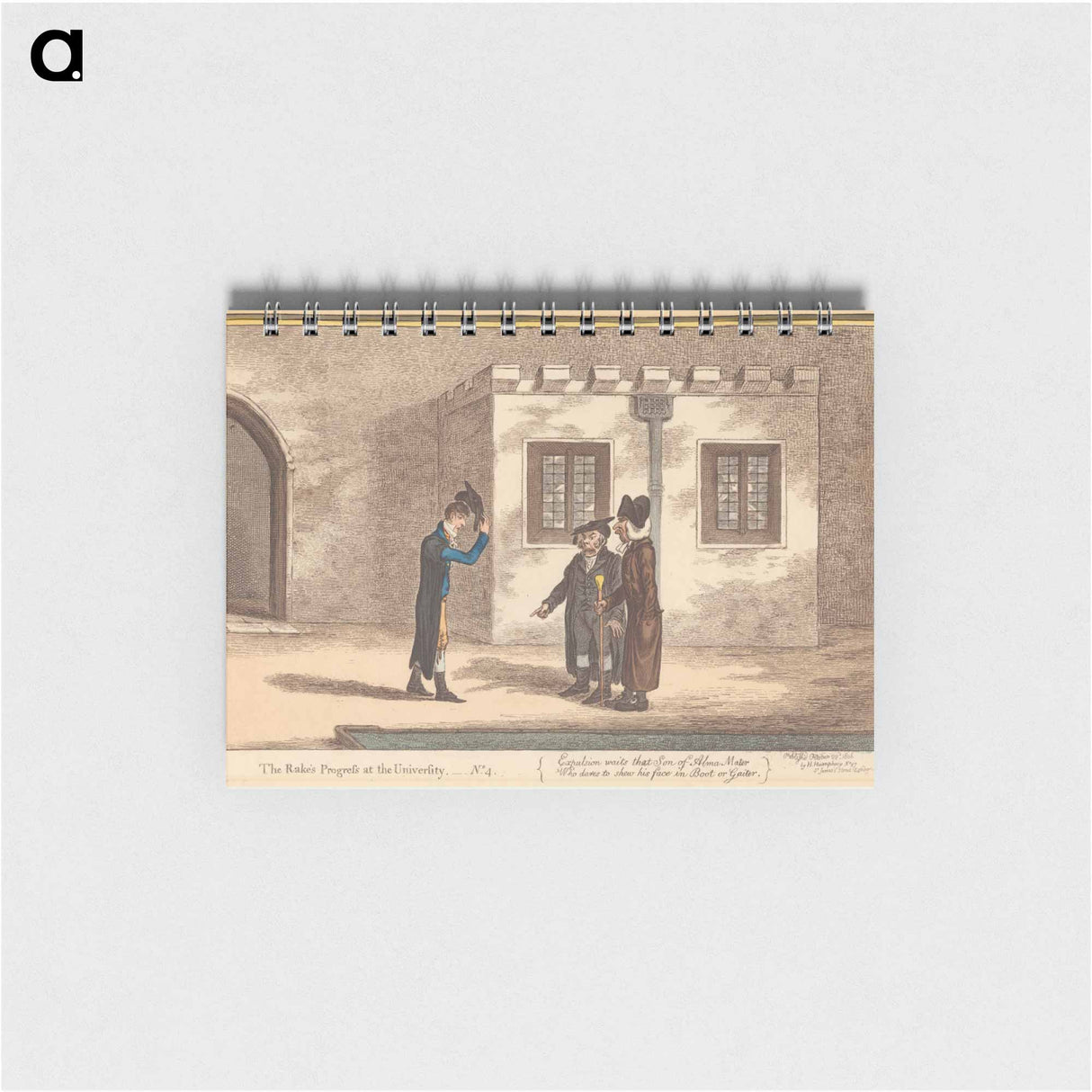 アートメモ帳-The Rake's-Progress at the University - No. 4 - "Expulsion waits that Son of Alma Mater who dares to shew his face in Boot or Gaiter"
- イェール大学アートギャラリー Memo.
