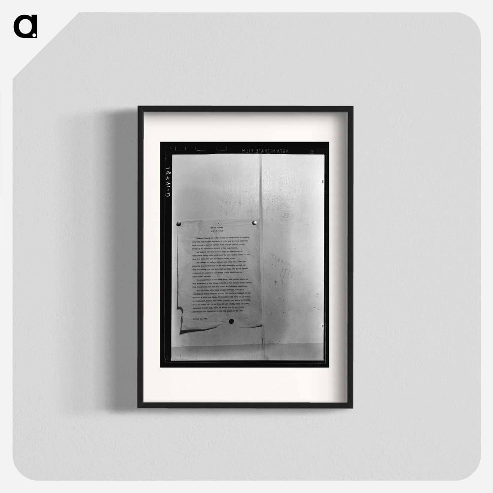 Untitled photo - Dorothea Lange Poster.