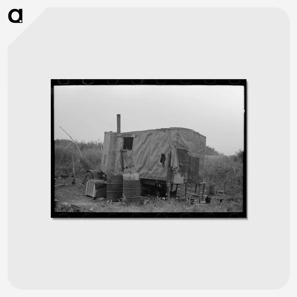 アートポストカード-Tin Town
- ラッセル リー Postcard.