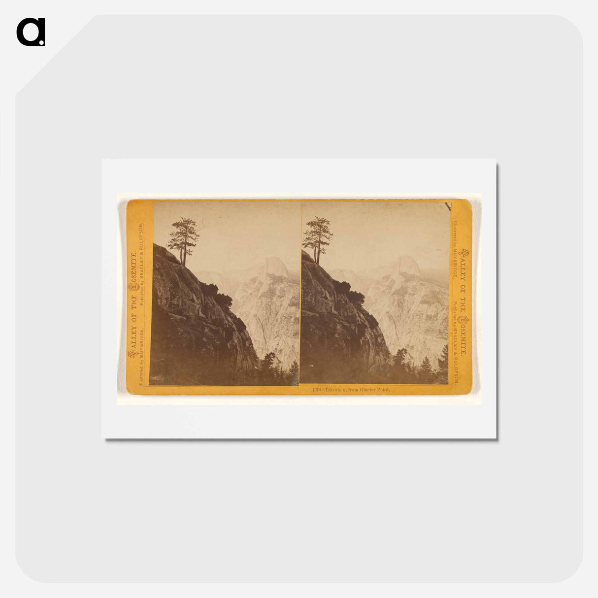 アートポストカード-Tisayack, from Glacier Point
- エドワード マイブリッジ Postcard.