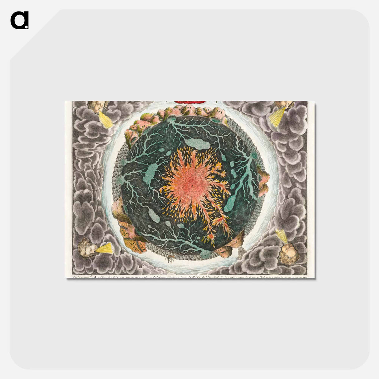 アートポストカード-Systema Ideale Aquarum
- ボストン公共図書館 Postcard.