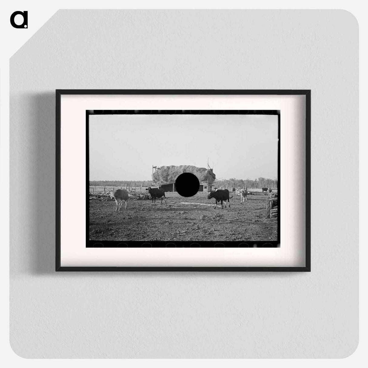 アートポスター-Cattle and Barn, Little Fork
- ラッセル リー Poster.