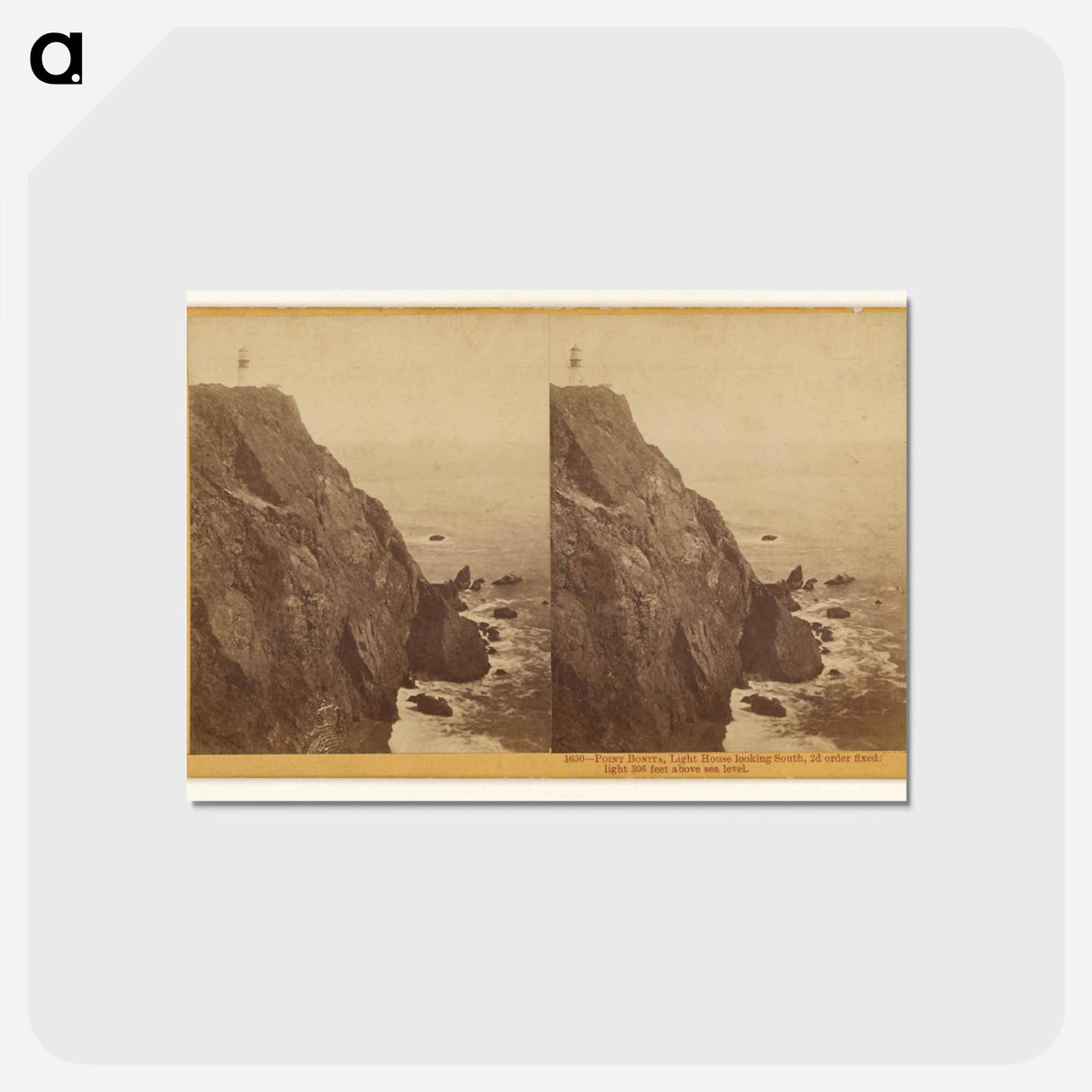 アートポストカード-Point Bonita Lighthouse
- エドワード マイブリッジ Postcard.