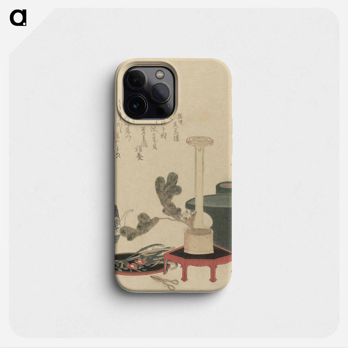 A comparison of Genroku poems and shells - 葛飾 北斎 Phone Case.