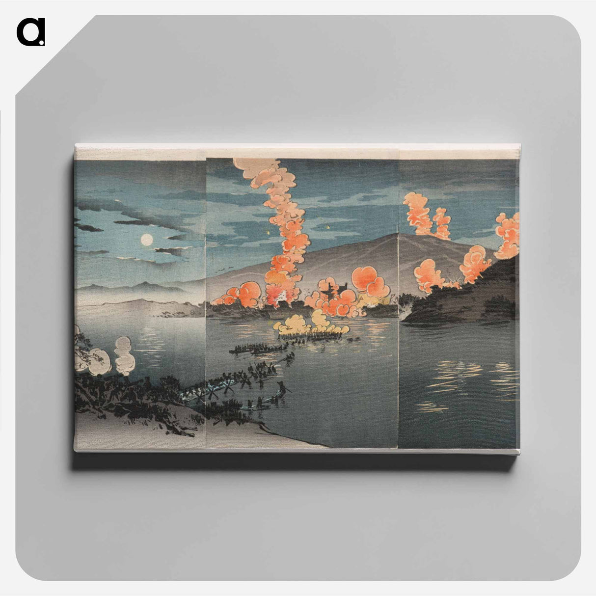 アートパネル-Army Attacks Chinese Encampment
- セントルイス美術館 Canvas.