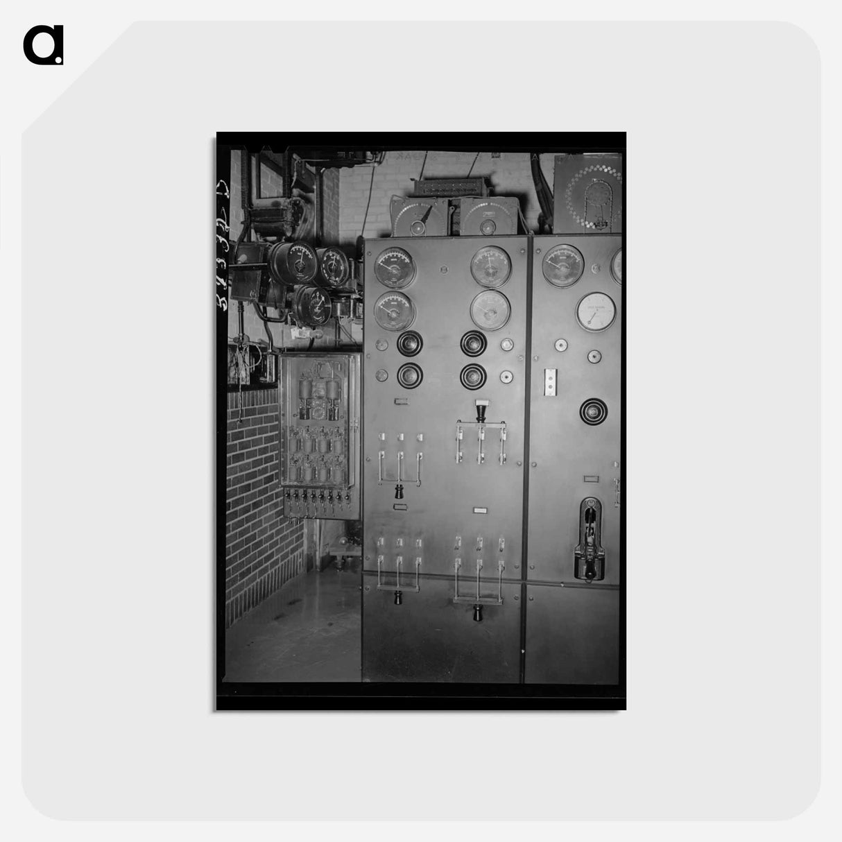 アートポストカード-Switchboard of Municipal Power Plant
- ラッセル リー Postcard.