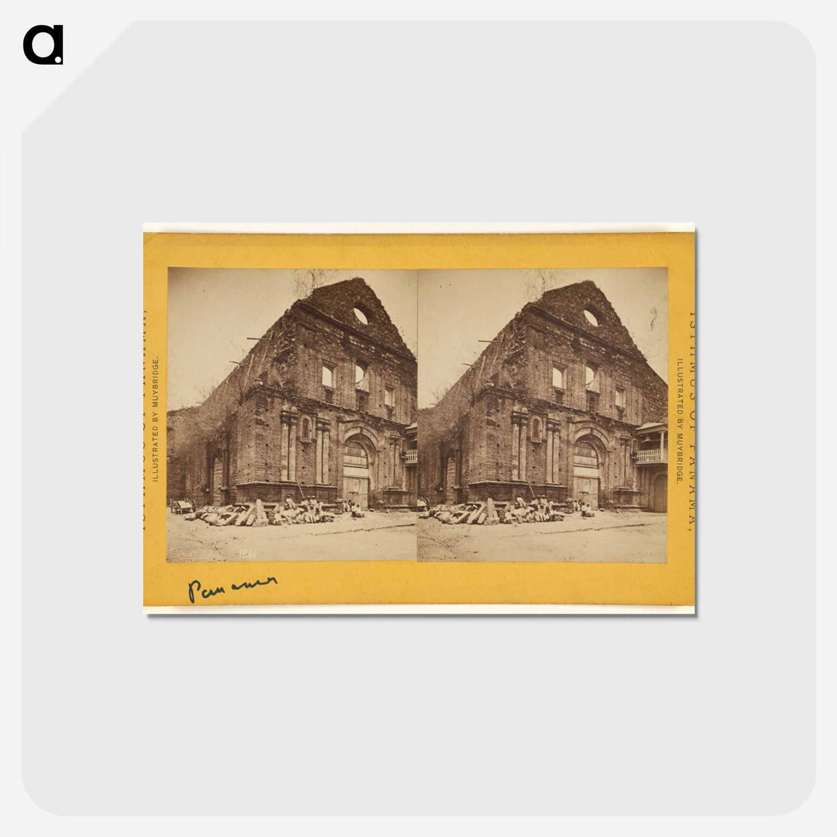 アートポストカード-Ruins of Church of San Domingo
- エドワード マイブリッジ Postcard.