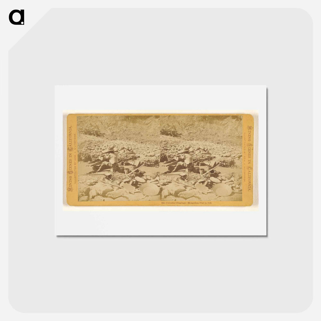 アートポストカード-Celestial Diggings
- エドワード マイブリッジ Postcard.