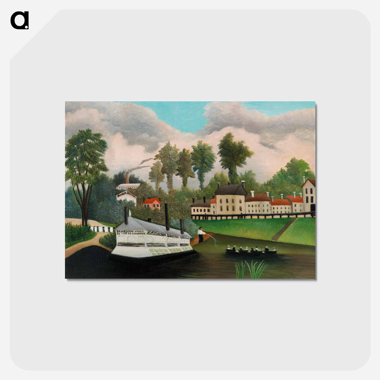 アートポストカード-The Laundry Boat of Pont de Charenton
- バーンズ・コレクション Postcard.