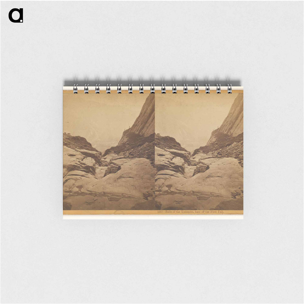 アートメモ帳-Falls of the Yosemite, Base of the First Fall
- エドワード マイブリッジ Memo.