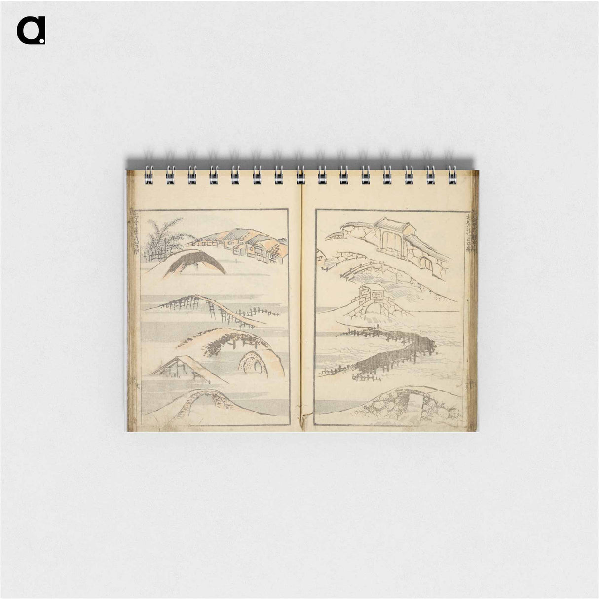 Random sketches by Hokusai volumes 1 to 11 - 葛飾 北斎 Memo.