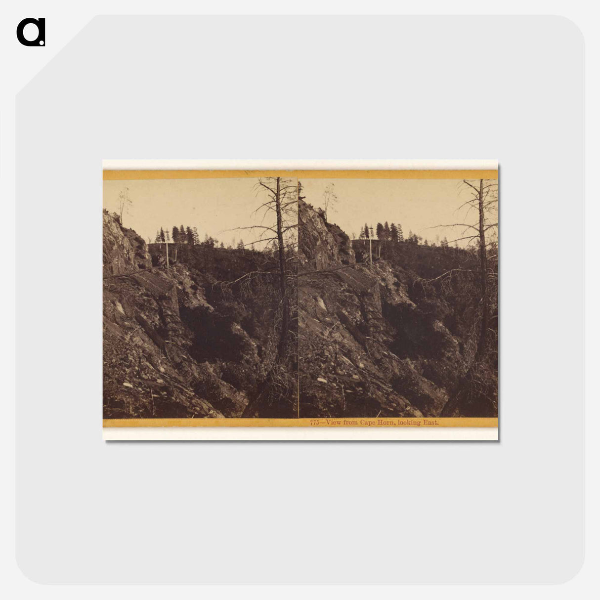 アートポストカード-View from Cape Horn, looking East
- エドワード マイブリッジ Postcard.