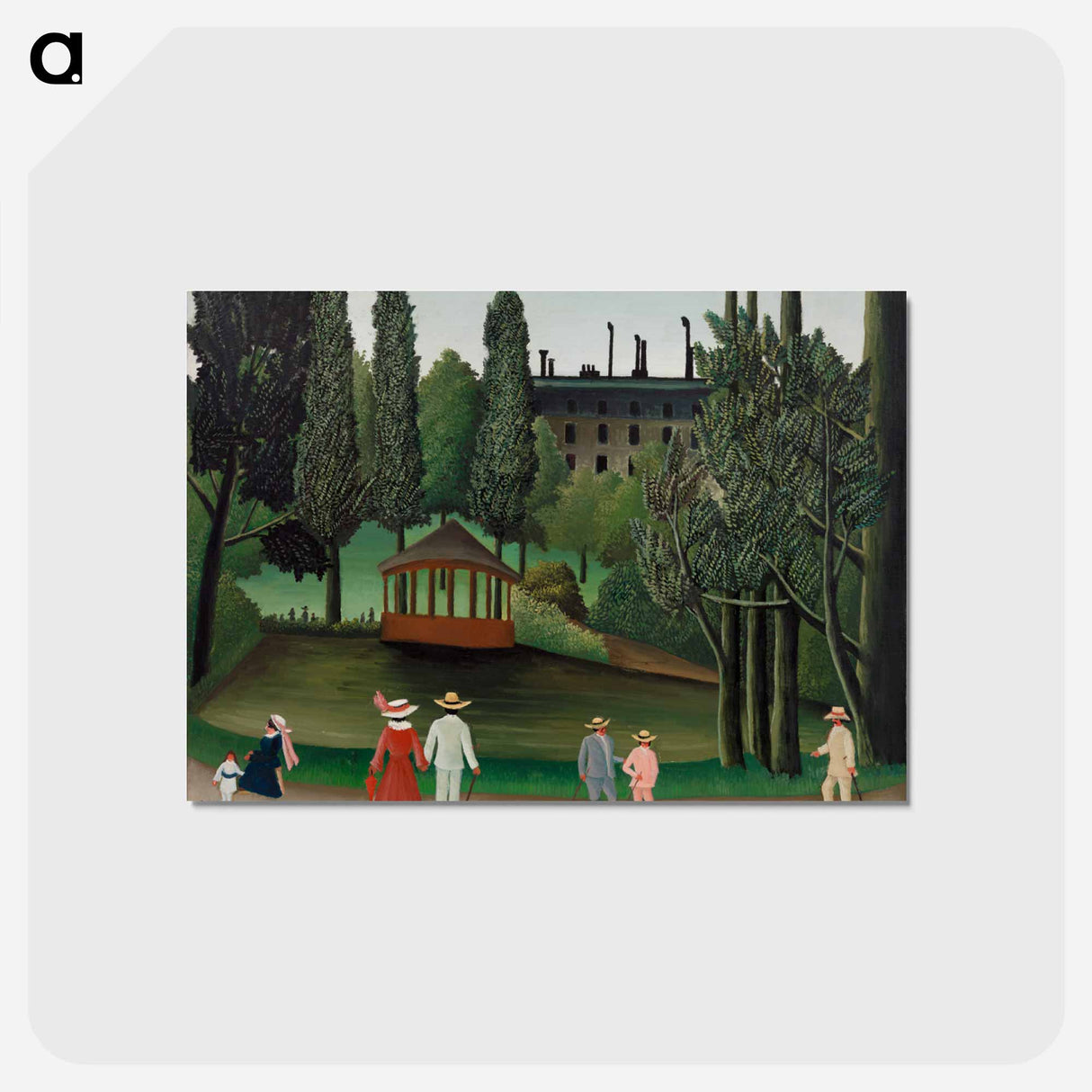 アートポストカード-Montsouris Park Kiosk
- バーンズ・コレクション Postcard.