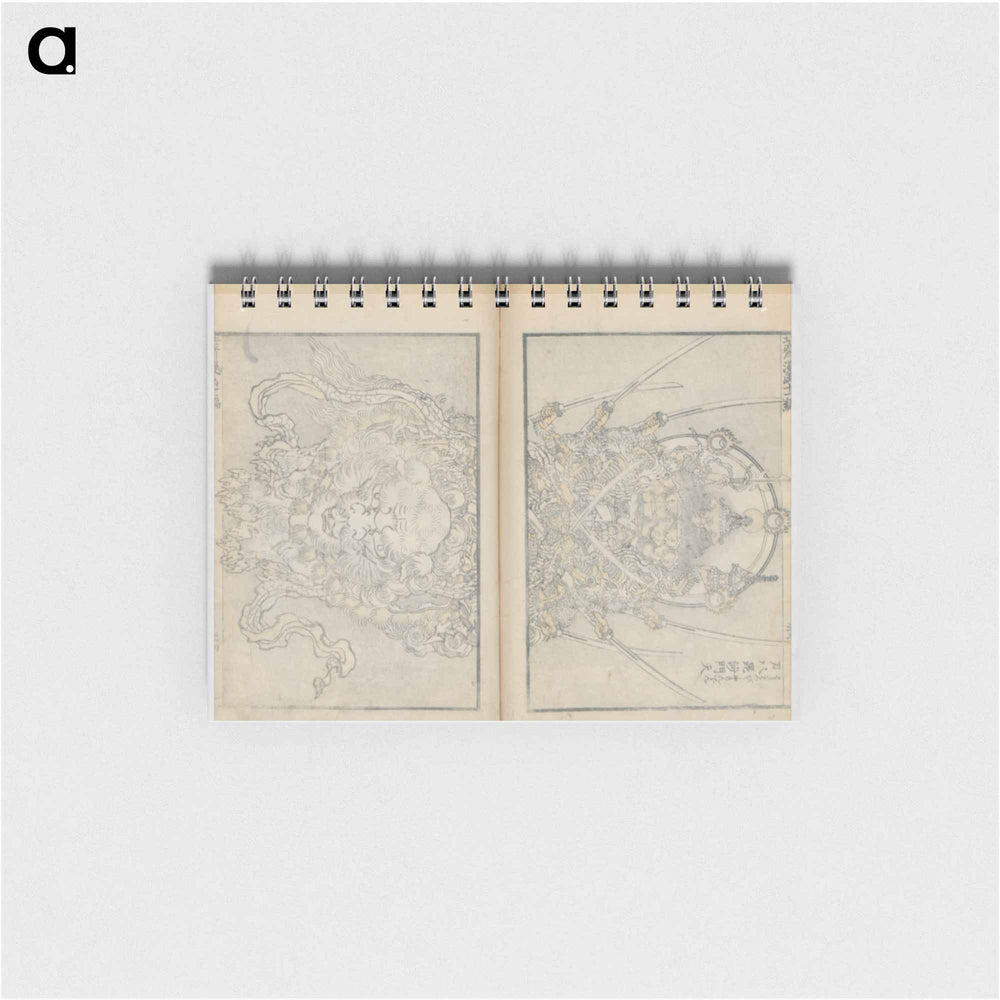 Random sketches by Hokusai volumes 1 to 11 - 葛飾 北斎 Memo.