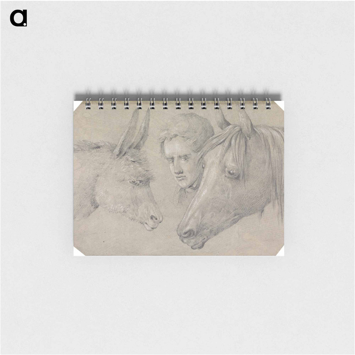アートメモ帳-Head of a Stable Lad, Looking Between the Heads of a Horse, on His Left, and a Donkey, on His Right
- イェール大学アートギャラリー Memo.