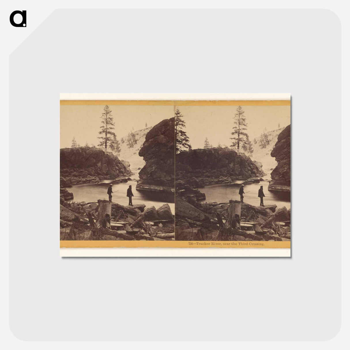 アートポストカード-Truckee River, near the Third Crossing
- エドワード マイブリッジ Postcard.