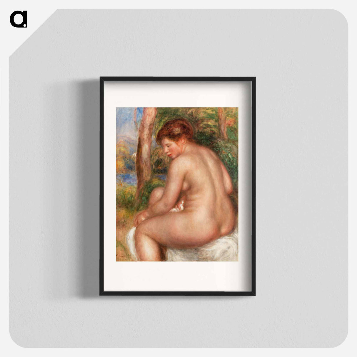 アートポスター-Bather in Three-Quarter View
- バーンズ・コレクション Poster.