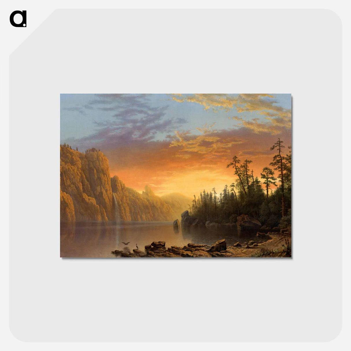 アートポストカード-Sunset (California Scenery)
- ボストン公共図書館 Postcard.