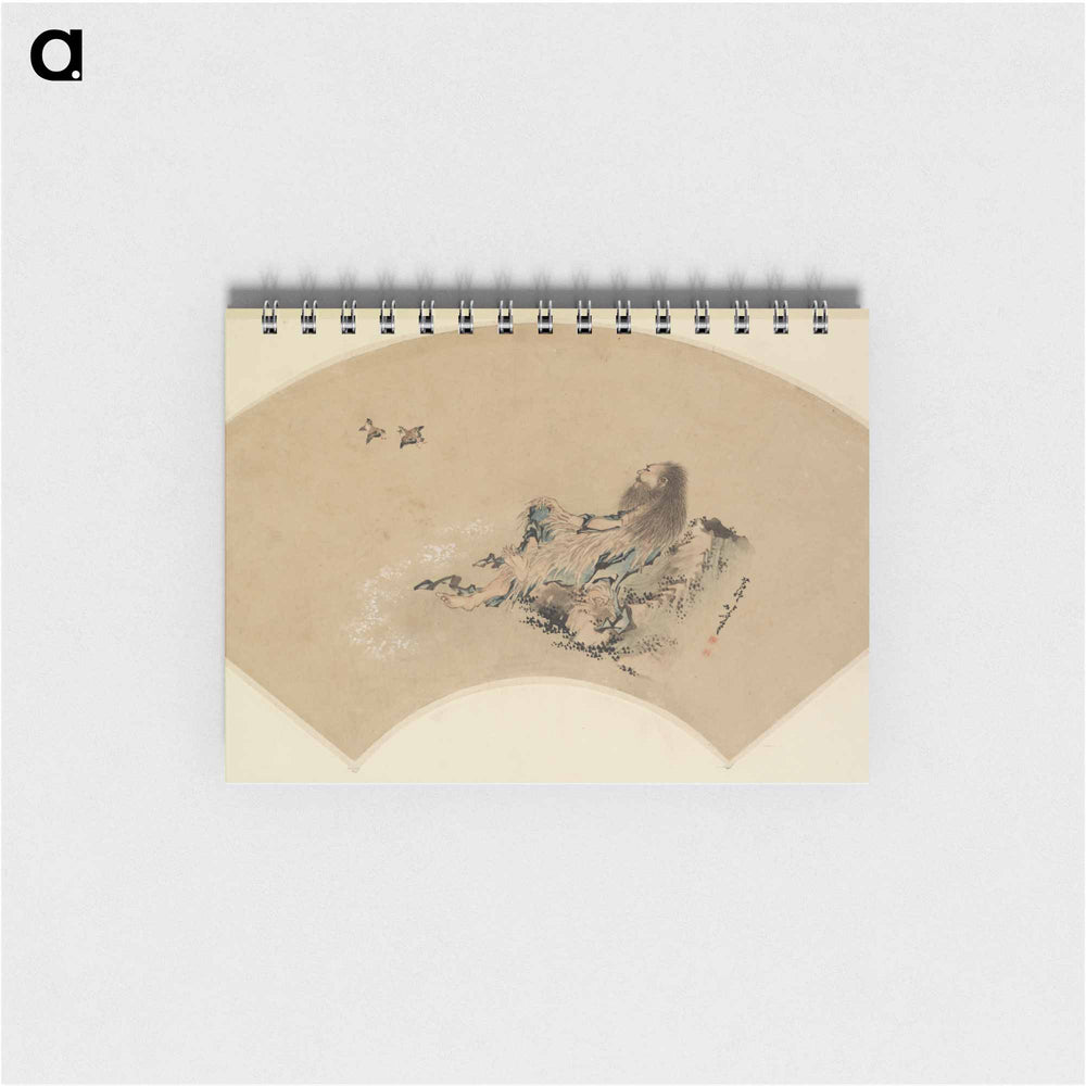 Hokusai's fan painting - 葛飾 北斎 Memo.