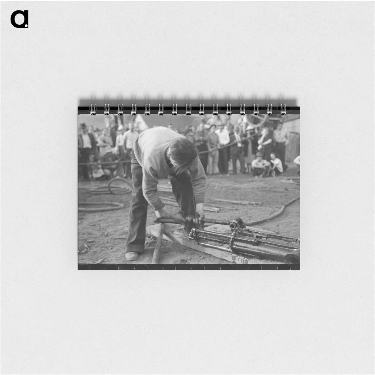 アートメモ帳-Unloading Pipe at Seminole Oil Field
- ラッセル リー Memo.