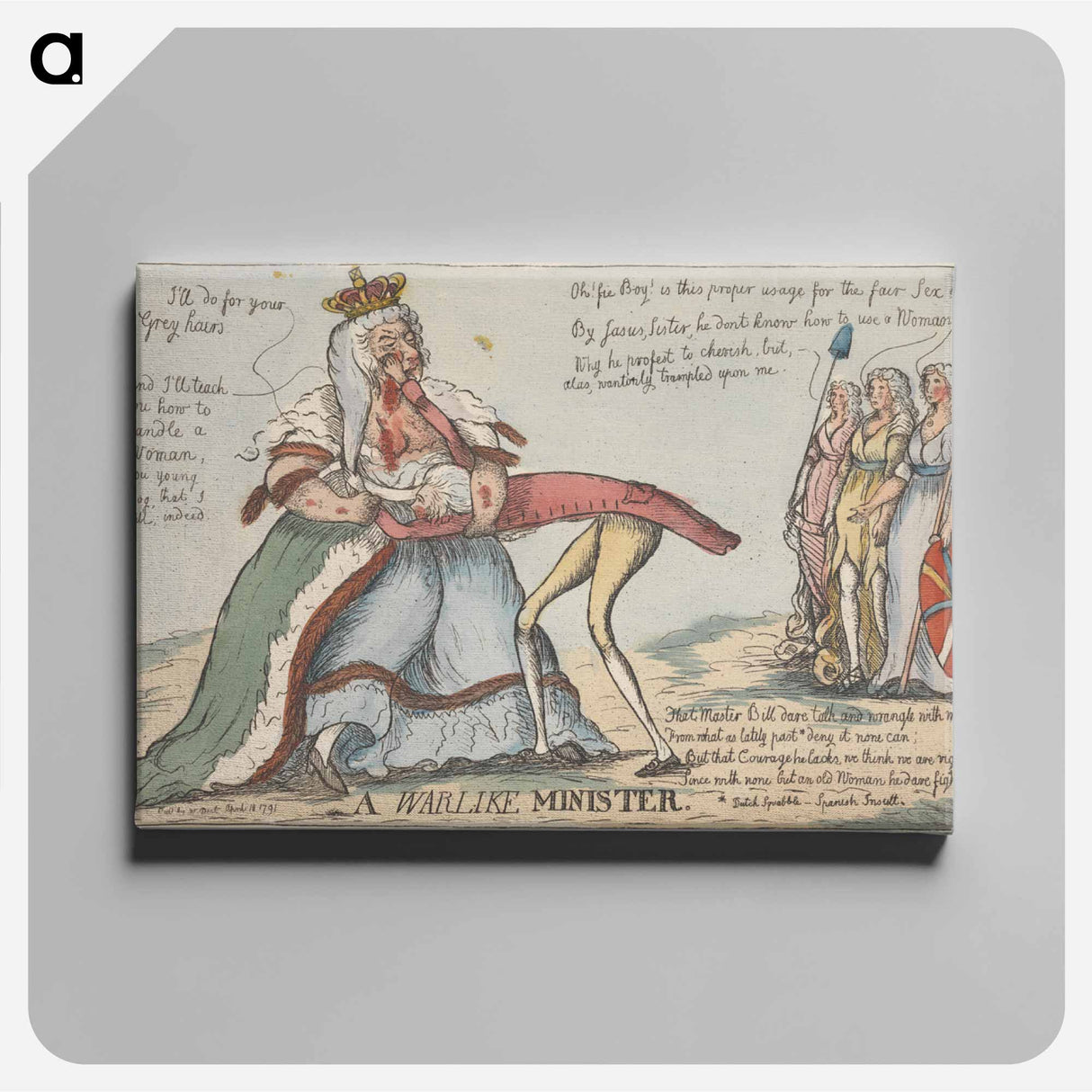 アートパネル-A Warlike Minister
- イェール大学アートギャラリー Canvas.
